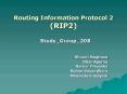 Routing Information Protocol 2         (RIP2) PowerPoint PPT Presentation