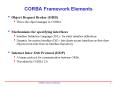 CORBA Framework Elements PowerPoint PPT Presentation