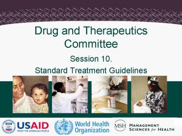 Drug and Therapeutics Committee