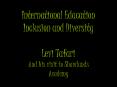 International Education Inclusion and Diversity Levi Tafari PowerPoint PPT Presentation