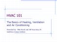 HVAC 101 PowerPoint PPT Presentation
