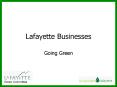 Lafayette Businesses PowerPoint PPT Presentation