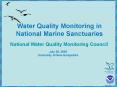 Water Quality Monitoring in National Marine Sanctuaries PowerPoint PPT Presentation