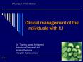 Clinical management of the individuals with ILI PowerPoint PPT Presentation