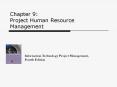 Chapter 9: Project Human Resource Management PowerPoint PPT Presentation