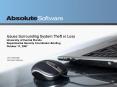 Issues Surrounding System Theft or Loss University of Central Florida Departmental Security Coordina PowerPoint PPT Presentation