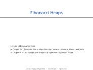 Fibonacci Heaps