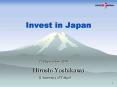 Invest in Japan PowerPoint PPT Presentation