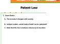 Patent Law PowerPoint PPT Presentation