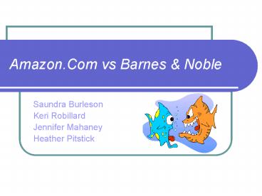 Amazon'Com vs Barnes