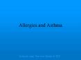 Allergies and Asthma PowerPoint PPT Presentation