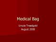 Medical Bag PowerPoint PPT Presentation