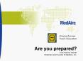 Are you prepared PowerPoint PPT Presentation