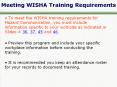 Meeting WISHA Training Requirements PowerPoint PPT Presentation