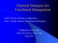 Practical Strategies for Enrollment Management PowerPoint PPT Presentation