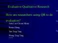 Application of Case Study Evaluations PowerPoint PPT Presentation
