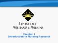Chapter 1 Introduction to Nursing Research PowerPoint PPT Presentation