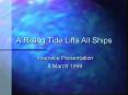A Rising Tide Lifts All Ships PowerPoint PPT Presentation