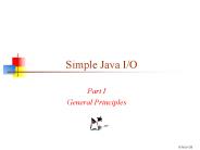 Simple Java IO