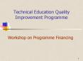 Technical Education Quality Improvement Programme PowerPoint PPT Presentation
