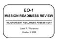 EO1 MISSION READINESS REVIEW PowerPoint PPT Presentation