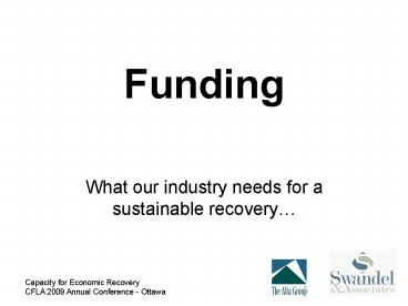 Capacity for Economic Recovery