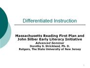 Differentiated Instruction