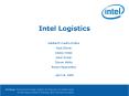 Intel Logistics PowerPoint PPT Presentation