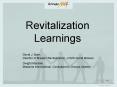 Revitalization Learnings PowerPoint PPT Presentation