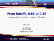 From RuleML 0.88 to 0.89