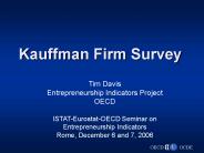 Kauffman Firm Survey