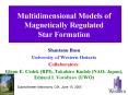 Multidimensional Models of Magnetically Regulated Star Formation PowerPoint PPT Presentation