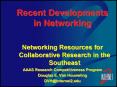 Recent Developments in Networking PowerPoint PPT Presentation