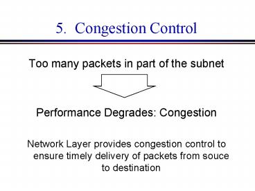 5' Congestion Control