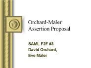 OrchardMaler Assertion Proposal