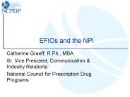 EFIOs and the NPI