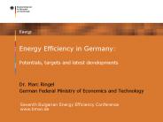 Energy Efficiency in Germany: Potentials, targets and latest developments