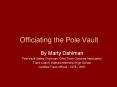 Officiating the Pole Vault PowerPoint PPT Presentation