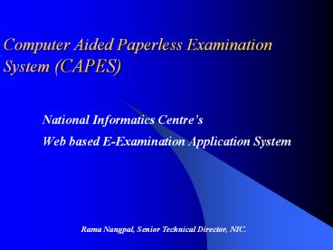 National Informatics Centre