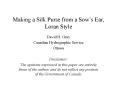 Making a Silk Purse from a Sows Ear, Loran Style PowerPoint PPT Presentation