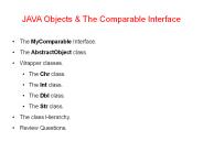 JAVA Objects