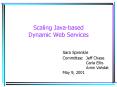 Scaling Javabased Dynamic Web Services PowerPoint PPT Presentation