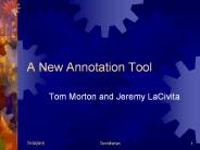 A New Annotation Tool