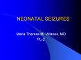NEONATAL SEIZURES PowerPoint PPT Presentation