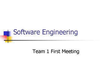 Software Engineering