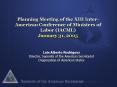 Planning Meeting of the XIII InterAmerican Conference of Ministers of Labor IACML January 31, 2005 PowerPoint PPT Presentation