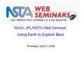 NASA JPL/NSTA Web Seminar: PowerPoint PPT Presentation