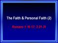 The Faith PowerPoint PPT Presentation