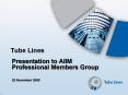 Tube Lines PowerPoint PPT Presentation