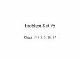 Problem Set PowerPoint PPT Presentation